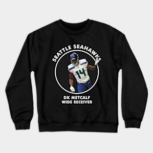 DK METCALF - WR - SEATTLE SEAHAWKS Crewneck Sweatshirt